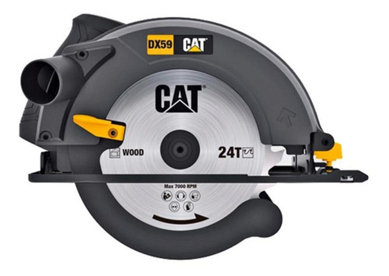 SERRA CIRCULAR 185MM COM 1400W CATERPILLAR - DX59 220V