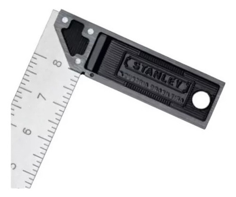 ESQUADRO ALUMINIO INOX DE 10" 250MM STANLEY - 46-534
