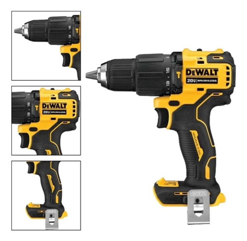 KIT 02 PARAFUSADEIRAS 20V COMPACTA COM BOLSA DEWALTD - DCK279D1E1-BR