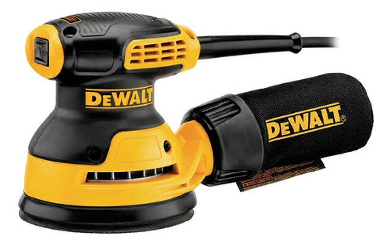 LIXADEIRA ORBITAL VELCRO COM 280W DEWALT - DWE6421-BR 127V