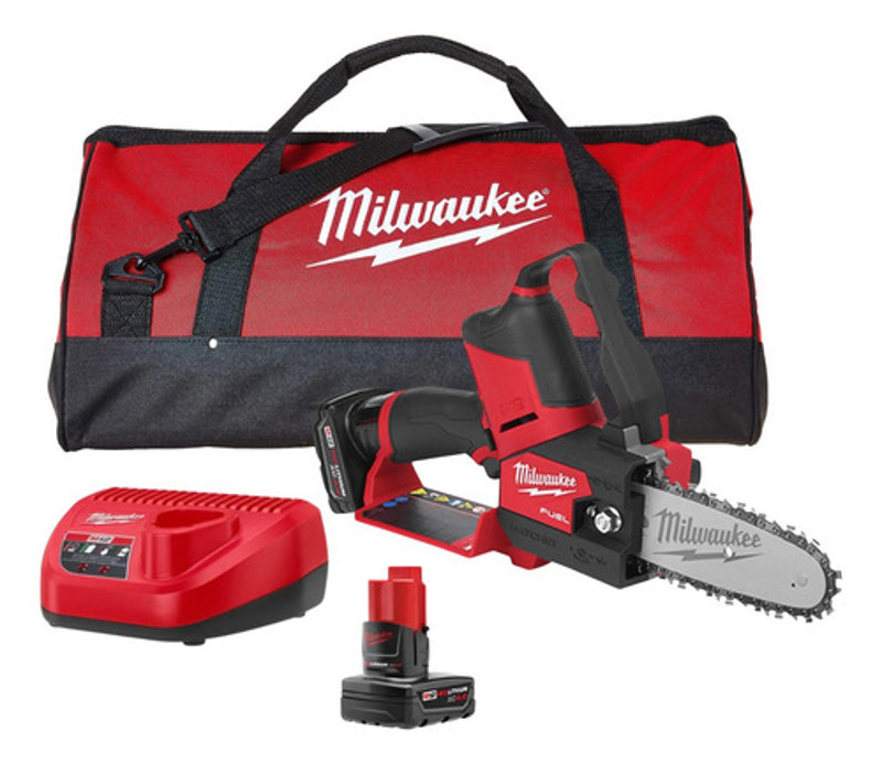 MINI MOTO SERRA 6" BATERIA 12V COMPLETA MILWAUKEE - 2527-159N