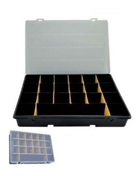 ORGANIZADOR LOTUS PLASTICO 36CM COM 18 DIVISORIAS - REF.7011