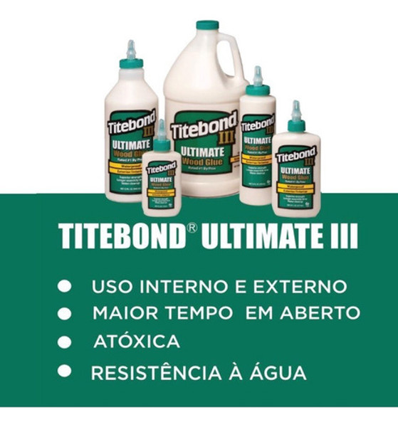 COLA TITEBOND III ULTIMATE WOOD GLUE 263G - 31413