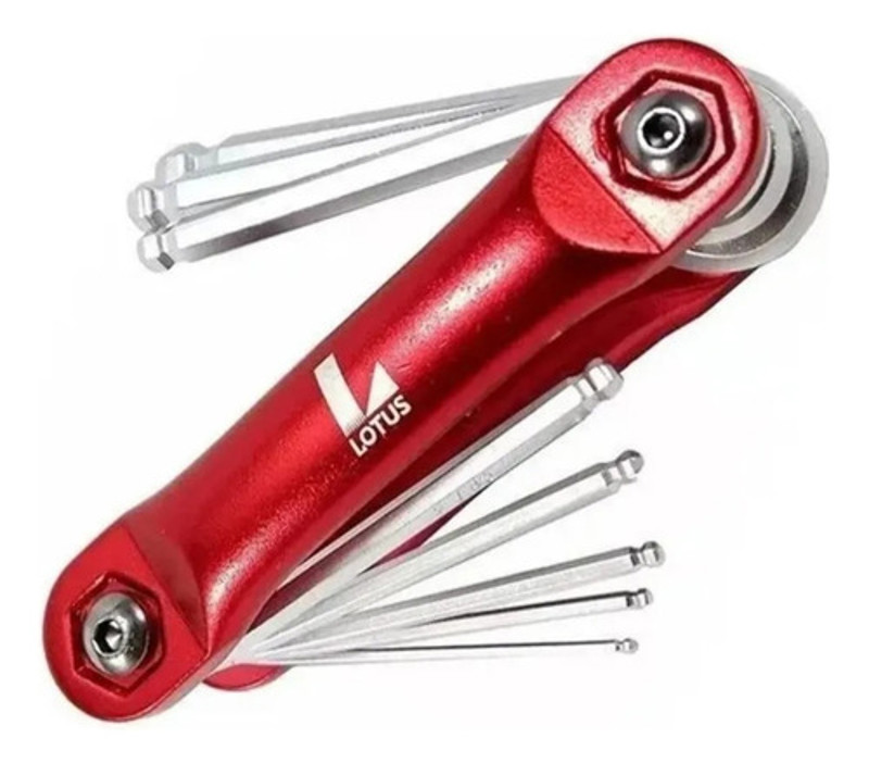 JOGO DE 08PCS COM CHAVE ALLEN EM CANIVETE LOTUS - REF.5211