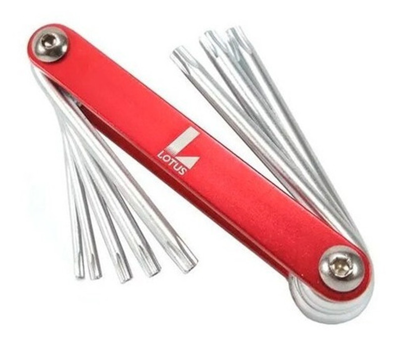 JOGO DE 08PCS COM CHAVE TORX EM CANIVETE LOTUS - REF.5331