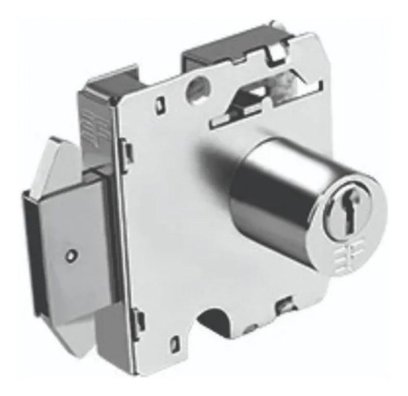 FECHADURA PARA PORTA DE VIDRO BLINDEX (ASA AVIAO) 3F - 3051CR CROMADA