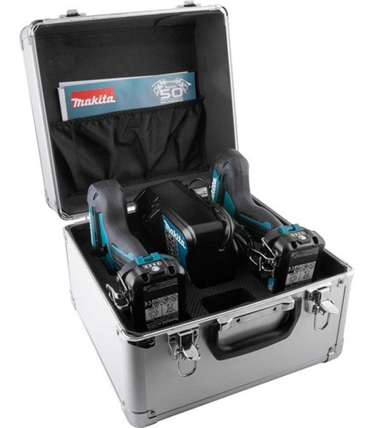 KIT 02 PARAFUSADEIRAS 12V COM MARTELETE E MALETA MAKITA - CLX228SAX