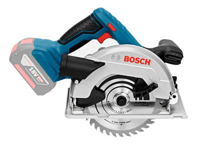 SERRA CIRCULAR 185MM A BATERIA 18V BOSCH - GKS18V-57 - 06016A22E0