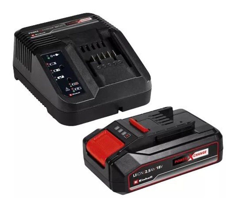 KIT 01 BATERIA 18V 2.5A E 01 CARREGADOR 18V EINHELL