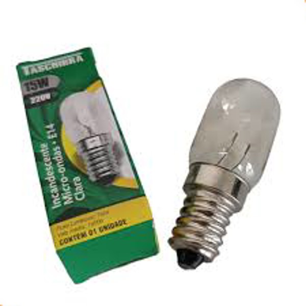 LAMPADA PARA MICROONDAS COM 15W - E-14 INC
