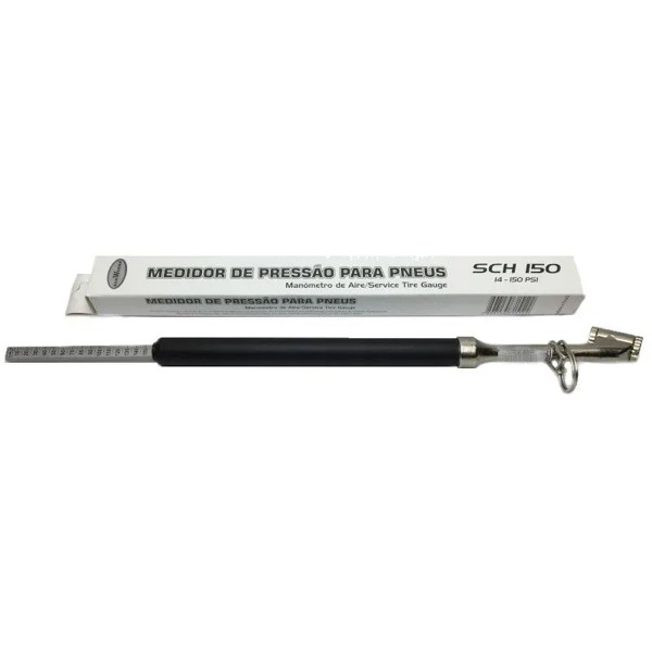 MEDIDOR DE PRESSAO PARA PNEUS 150PSI SCHWEERS - SCH 150