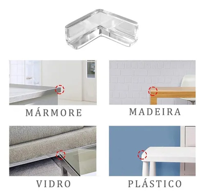 PROTETOR DE QUINA "G" COM 04 UNIDADE ORDENE - 91.400