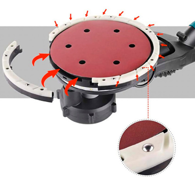 LIXADEIRA ORBITAL PARA PAREDE E TETO COM 800W WESCO - WS4463K