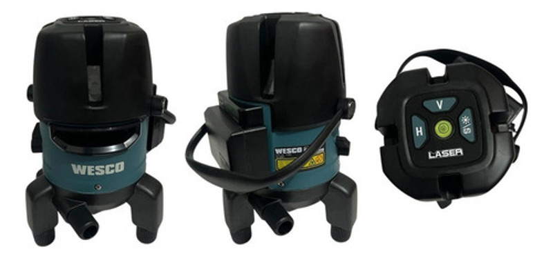 NIVEL A LASER VERDE ROTATIVO DE 7MTS COM MALETA WESCO - WS8911K