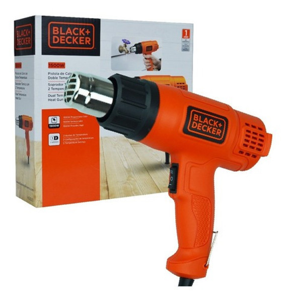 SOPRADOR TERMICO ELETRICO COM 1500W BLACK DECKER - HG1500-B2 220V