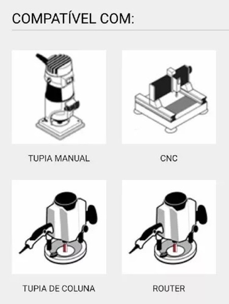 FRESA RETA DE 04MM X 15.0MM COM HASTE DE 06MM FREUD - 04-10106P