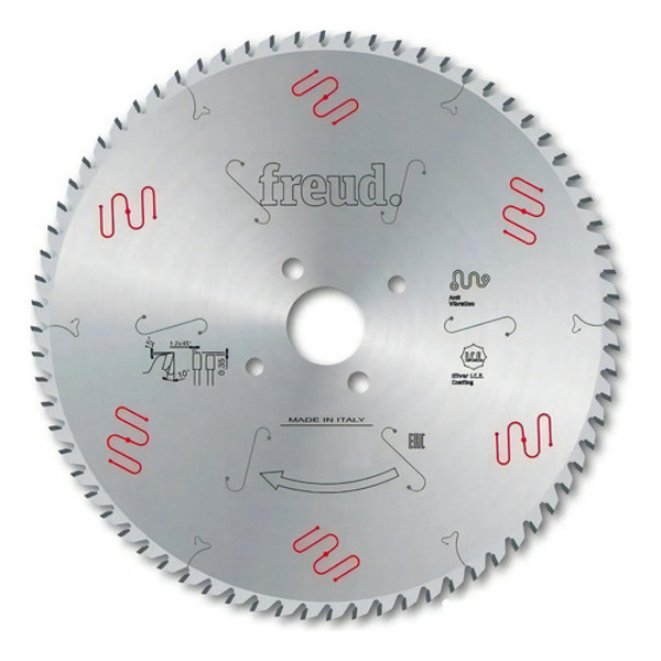 DISCO CORTE MDF DE 220MM COM 64 DENTES TRAPEZIO FREUD - LU3D0202