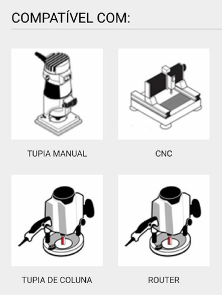 FRESA RETA DE 06MM X 16.0MM COM HASTE DE 06MM FREUD - 04-11406P