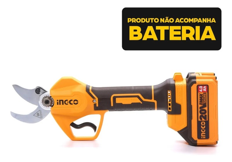 TESOURA DE PODA A BATERIA 20V INGCO - CSSLI20308