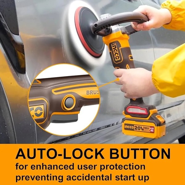 POLITRIZ LIXADEIRA 7" BATERIA 20V INGCO - APLI2018