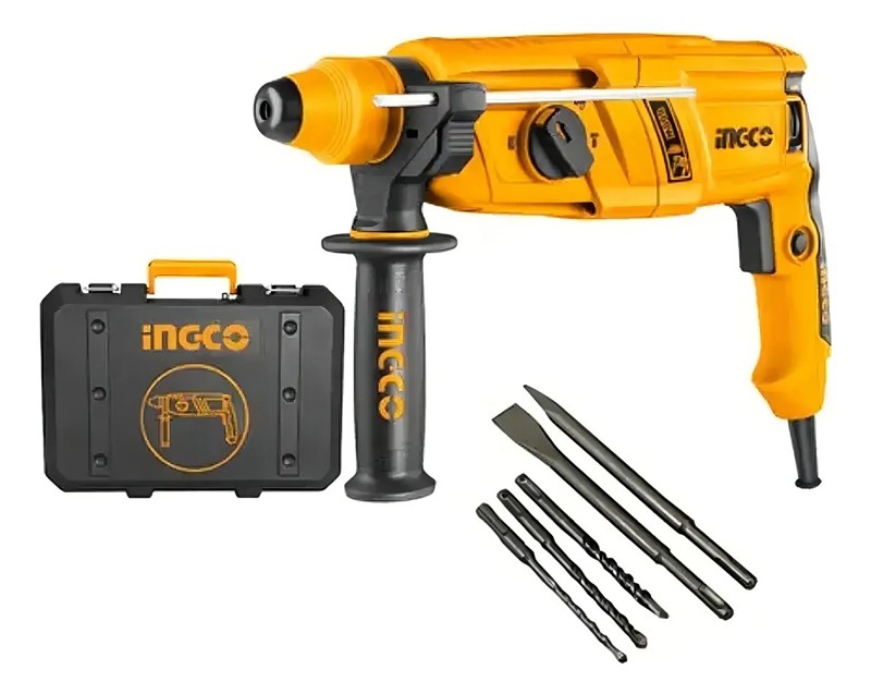 MARTELETE DE IMPACTO INGCO COM 800W E MALETA - RGH9028-9