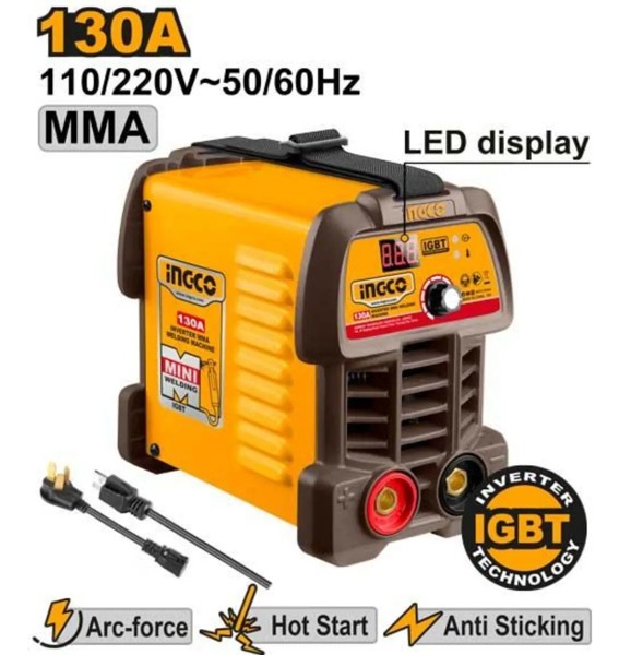 INVERSOR SOLDA 130A BIVOLT INGCO - ING-UMMA13049-9
