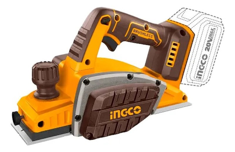 PLAINA A BATERIA 20V 82MM BRUSHLESS INGCO - CRLI20401