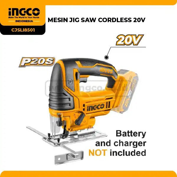 SERRA TICO TICO A BATERIA 20V INGCO - CJSLI1008