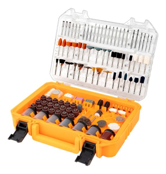 JOGO DE 420PCS COM ACESSORIOS PARA MICRORRETIFICA INGCO - AKMG4208