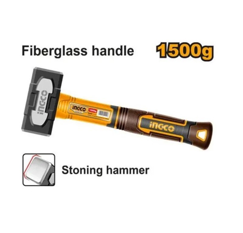 MARRETA COM CABO FIBRA E EMBORRACHADO 1,5KG INGCO - HSTH81500