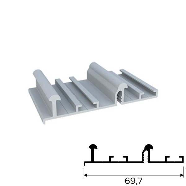TRILHO DOMINUS ROMETAL SUPERIOR - RM-264 - BARRA DE: 03 METROS