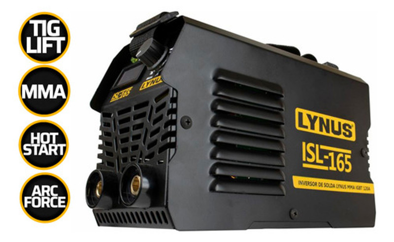 INVERSOR SOLDA 120A MMA LYNUS ISL-165S