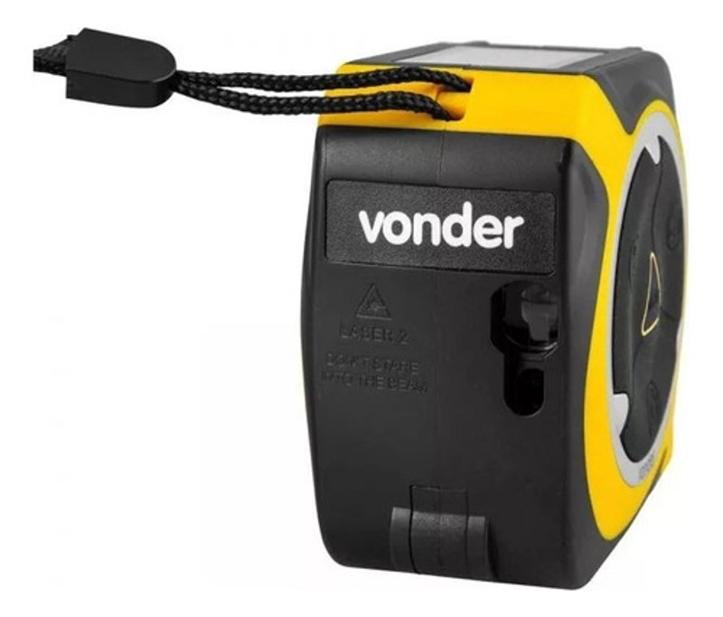 TRENA COM 05 METROS COM  MEDIDOR DE DISTANCIA A LESER 40M VONDER -38.20.005.40