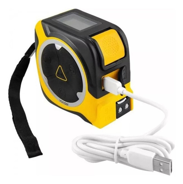 TRENA COM 05 METROS COM  MEDIDOR DE DISTANCIA A LESER 40M VONDER -38.20.005.40