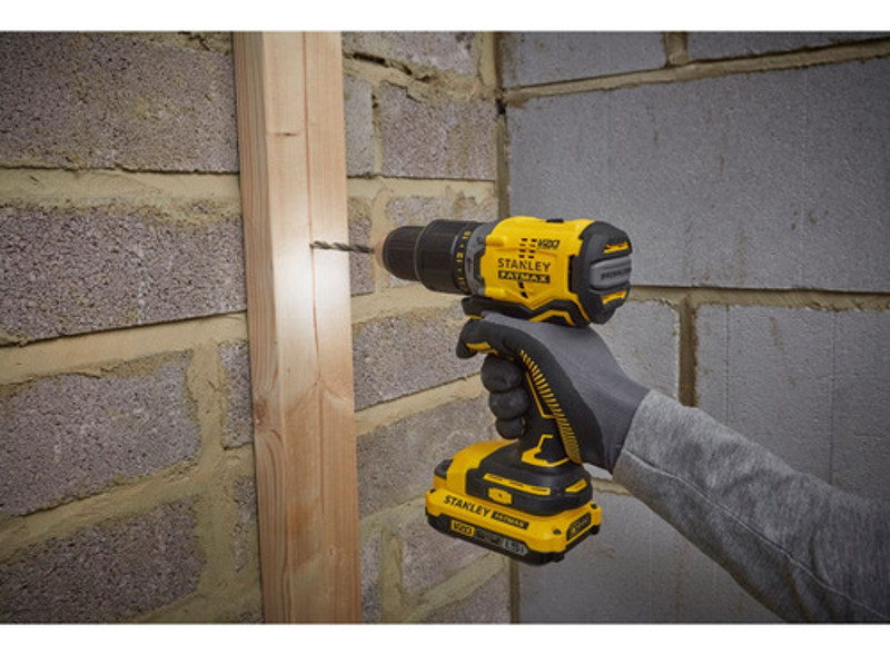 KIT COM 02 PARAFUSADEIRAS 20V (SBD715 + SBI810) COM MALETA STANLEY - SBDI465D2T-BR