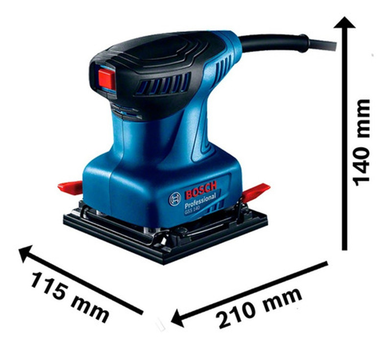 LIXADEIRA TREME TREME COM 220W BOSCH - GSS 140 06012A80E