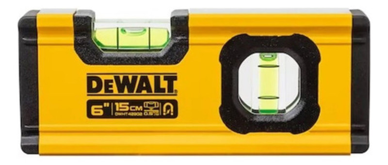 NIVEL 02 BOLHAS DE ALUMINIO 6" 15CM DEWALT - DWHT42802
