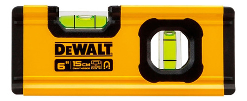 NIVEL 02 BOLHAS DE ALUMINIO 6" 15CM DEWALT - DWHT42802