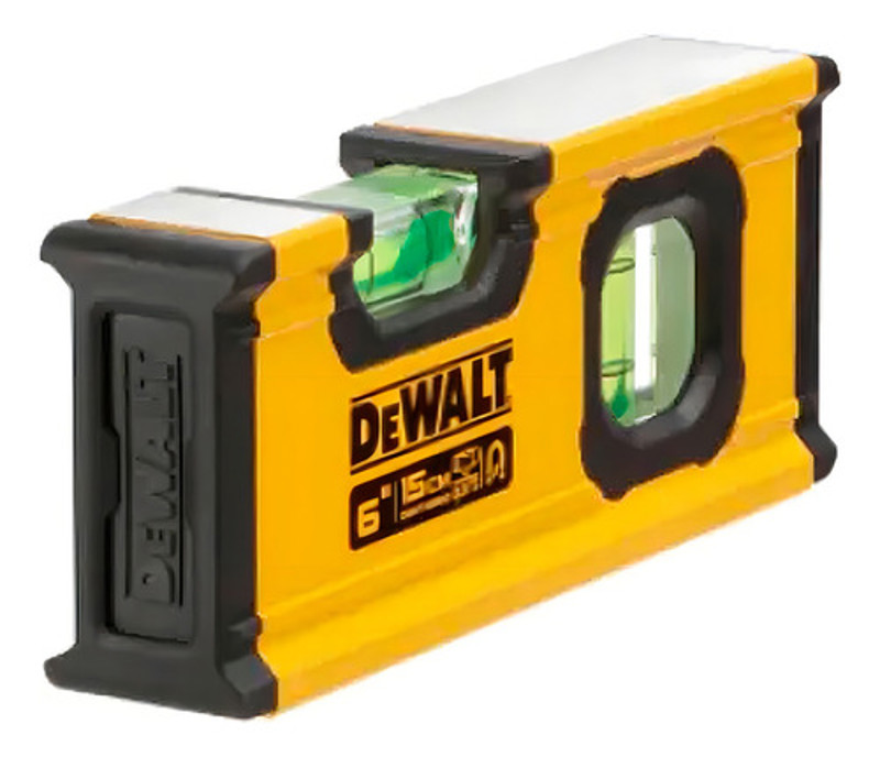 NIVEL 02 BOLHAS DE ALUMINIO 6" 15CM DEWALT - DWHT42802