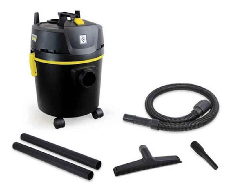 ASPIRADOR DE PO E AGUA ELETRICO COM 1300W KARCHER - NT 585 BASIC PRET 220V
