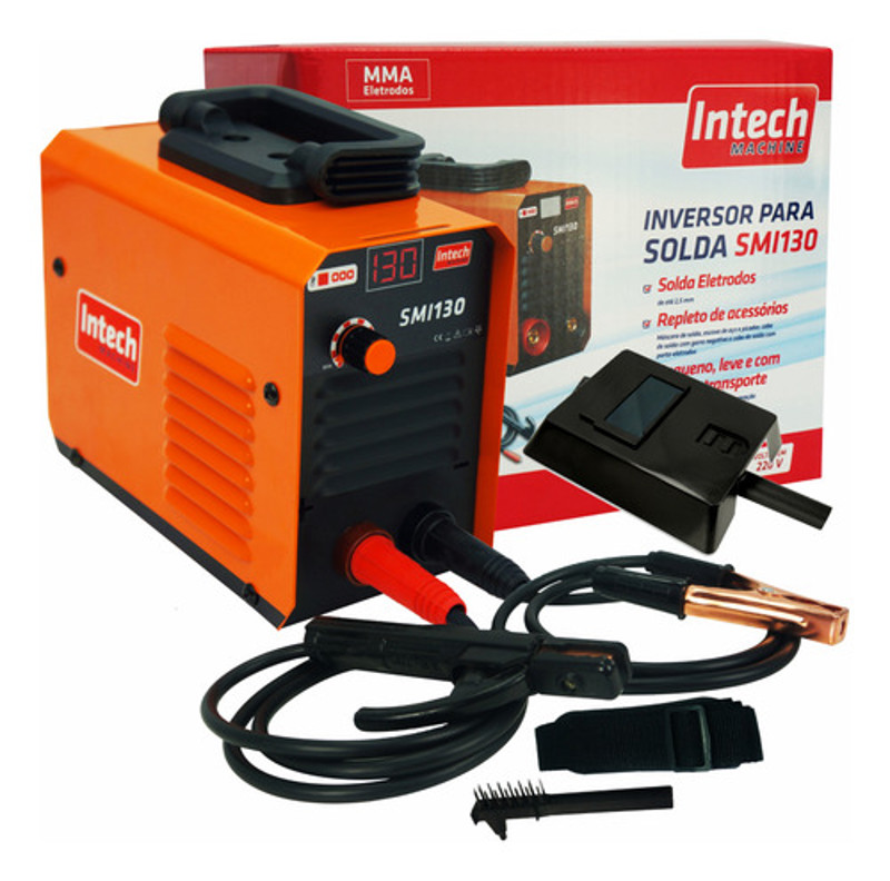 INVERSOR SOLDA 130A KSI MMA SMI130 INTEC MACH - 220V