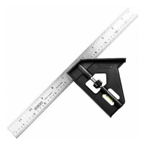 ESQUADRO INOX COM NIVEL 12" 30,5MM STANLEY - 46-012