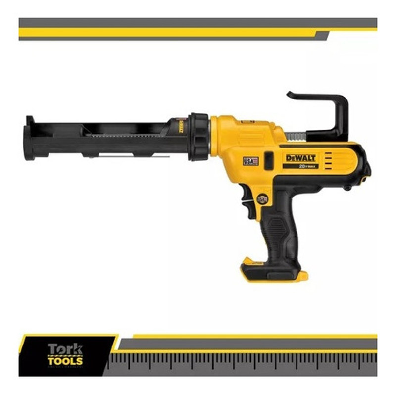PISTOLA APLICADOR SILICONE BATERIA 20V DEWALT - DCE560B