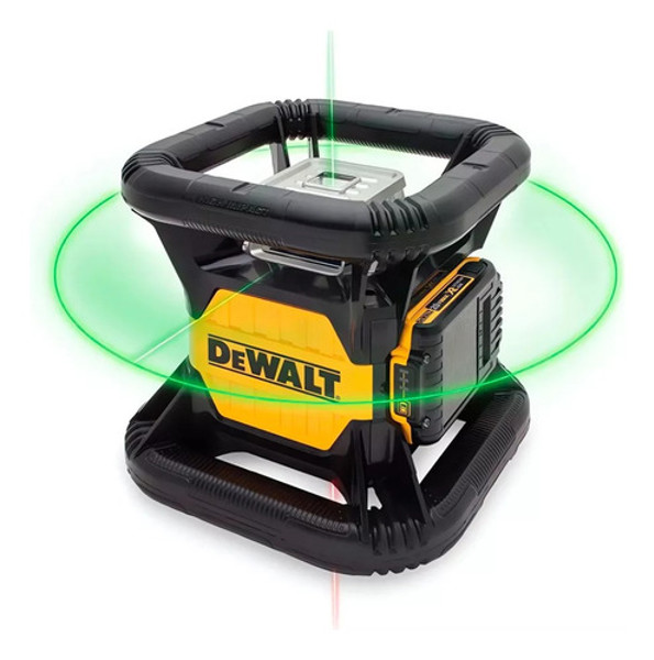 NIVEL A LASER VERDE ROTATIVO A BATERIA 20V 600MTS COM MALETA DEWALT - DW079LGB