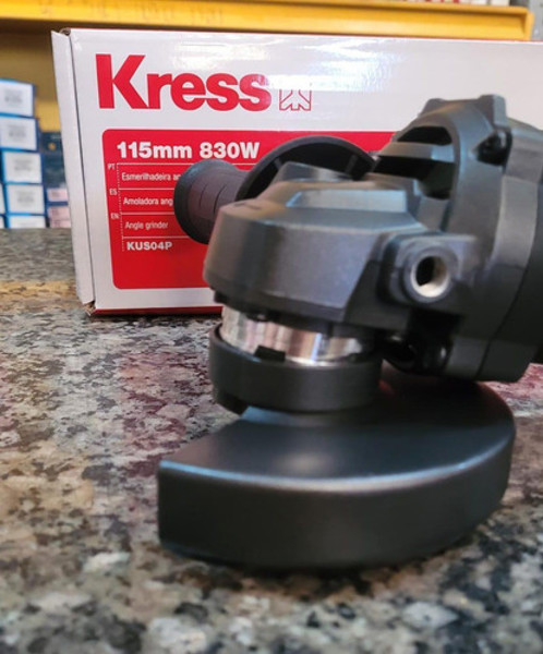 ESMERILHADEIRA ANGULAR 4.1/2'' COM 830W KRESS - KUS04P 220V