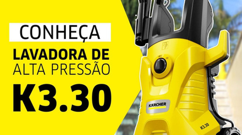 LAVADORA ALTA PRESSAO 1700W KARCHER K3.30 220V
