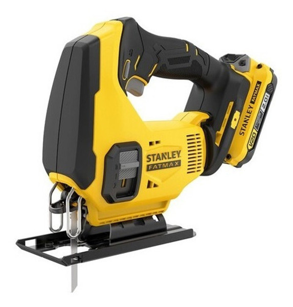 SERRA TICO TICO A BATERIA 20V COMPLETA COM MALETA STANLEY - SCJ600D1K-BR