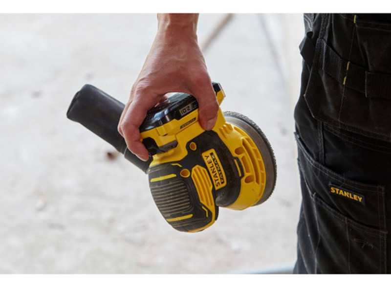 LIXADEIRA ORBITAL VELCRO A BATERIA 20V STANLEY - SCS220-B2