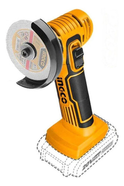 MINI ESMERILHADEIRA 3" INGCO BATERIA 20V - CAGLI7601