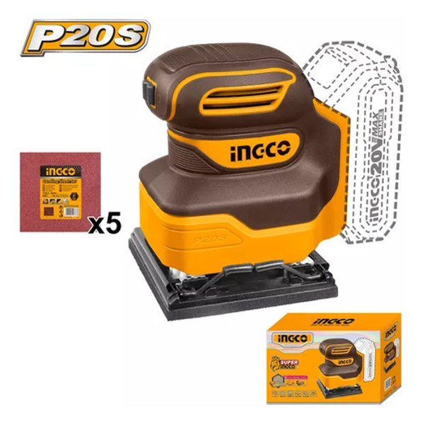 LIXADEIRA TREME TREME BATERIA 20V  INGCO - CSHSLI2014